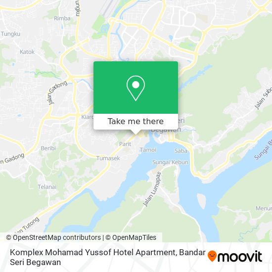 Komplex Mohamad Yussof Hotel Apartment map