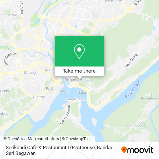 Peta Serikandi Cafe & Restaurant D'Resthouse