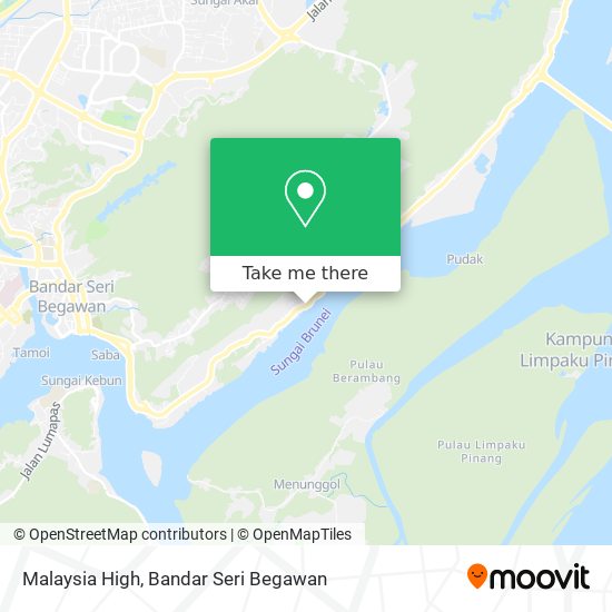 Malaysia High map