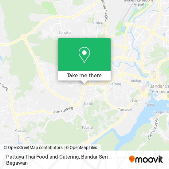 Pattaya Thai Food and Catering map