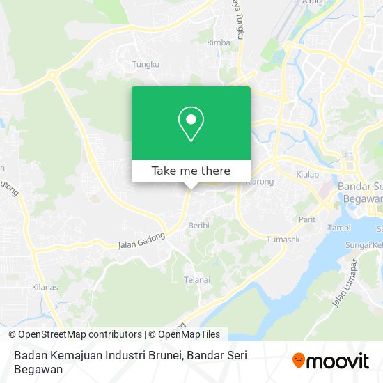Badan Kemajuan Industri Brunei map