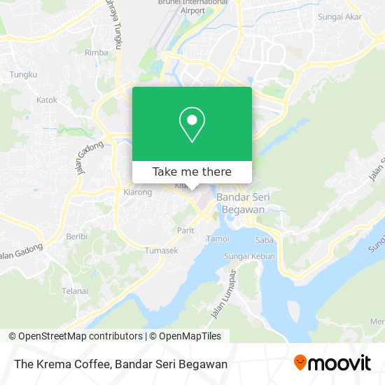 The Krema Coffee map