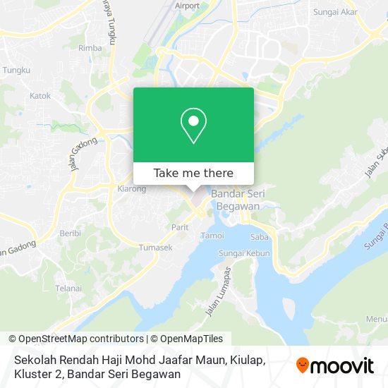 Peta Sekolah Rendah Haji Mohd Jaafar Maun, Kiulap, Kluster 2