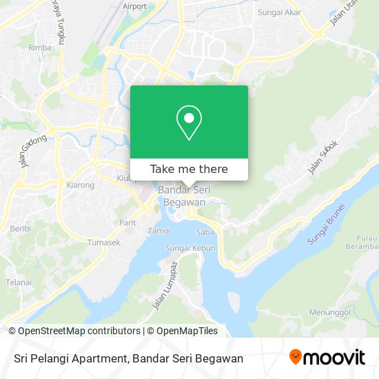 Peta Sri Pelangi Apartment