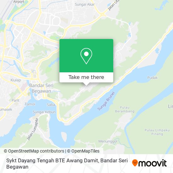 Sykt Dayang Tengah BTE Awang Damit map
