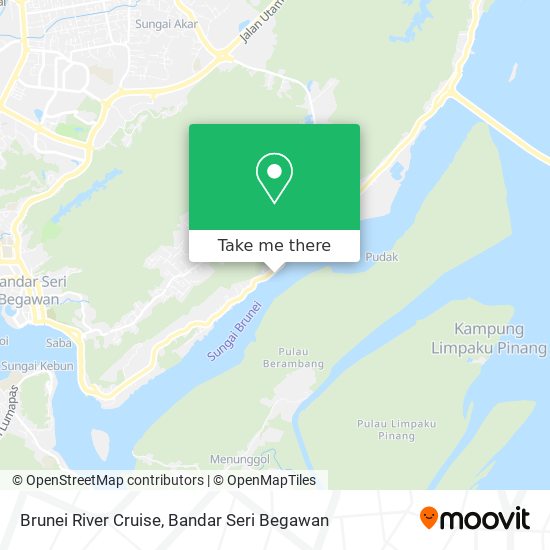 Brunei River Cruise map