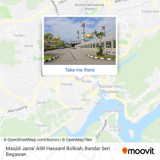 Peta Masjid Jame' ASR Hassanil Bolkiah