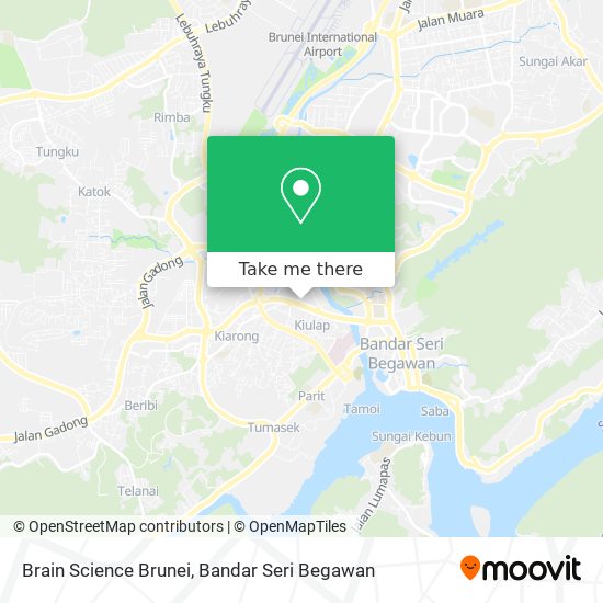 Brain Science Brunei map