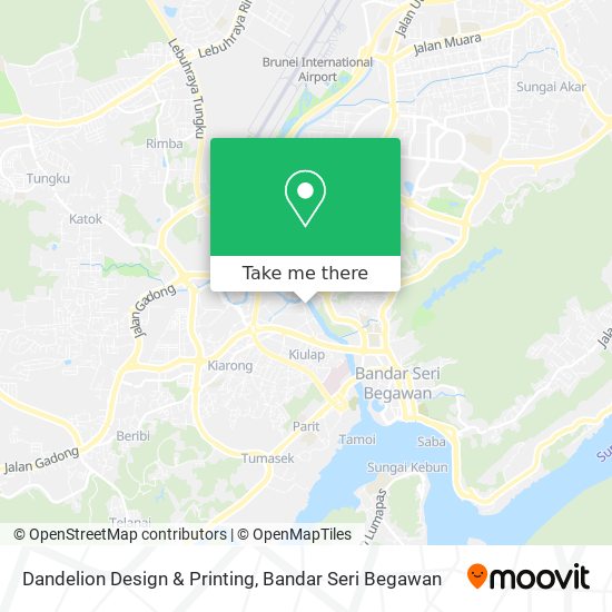Dandelion Design & Printing map