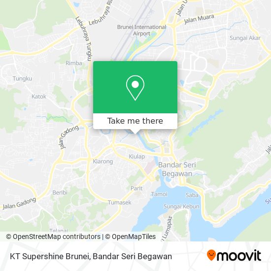 KT Supershine Brunei map