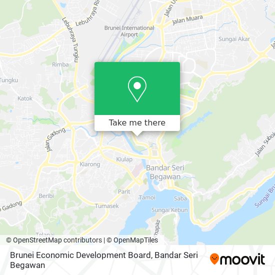 Brunei Economic Development Board map
