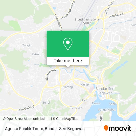 Agensi Pasifik Timur map