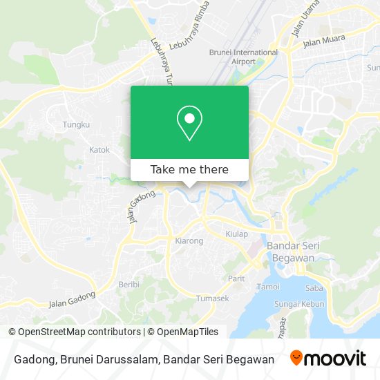 Peta Gadong, Brunei Darussalam