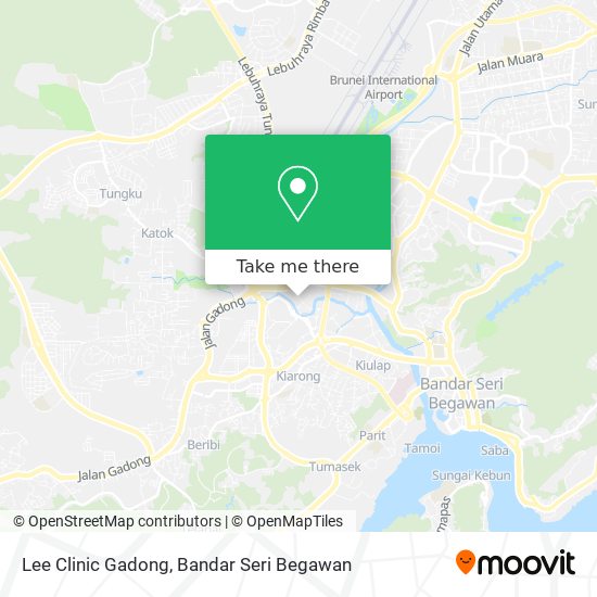 Lee Clinic Gadong map