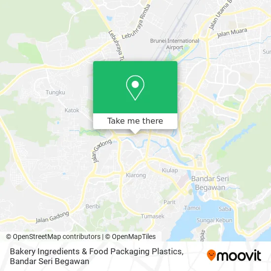 Bakery Ingredients & Food Packaging Plastics map
