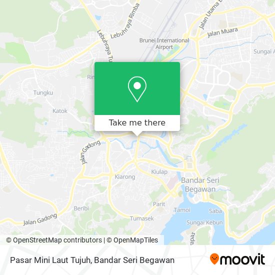 Peta Pasar Mini Laut Tujuh