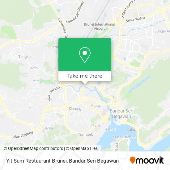 Yit Sum Restaurant Brunei map