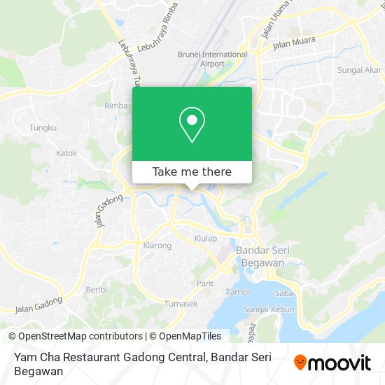 Yam Cha Restaurant Gadong Central map