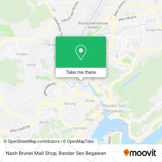 Nash Brunei Mall Shop map