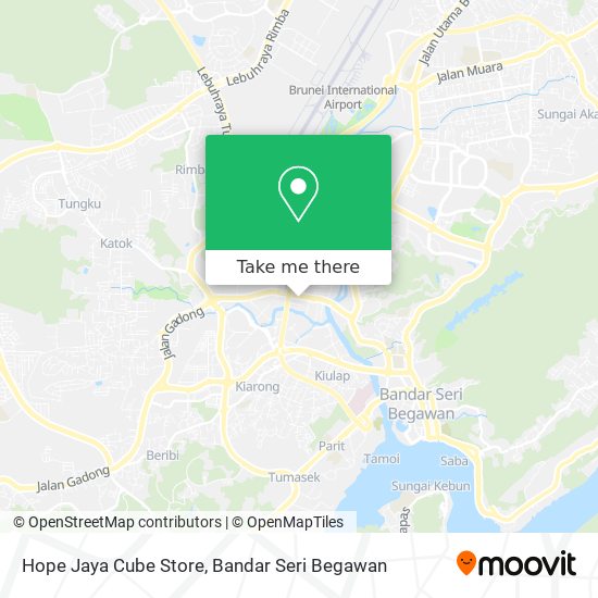 Hope Jaya Cube Store map