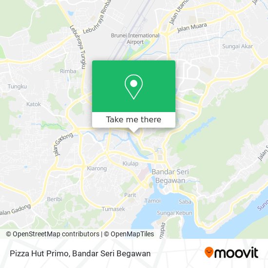 Pizza Hut Primo map
