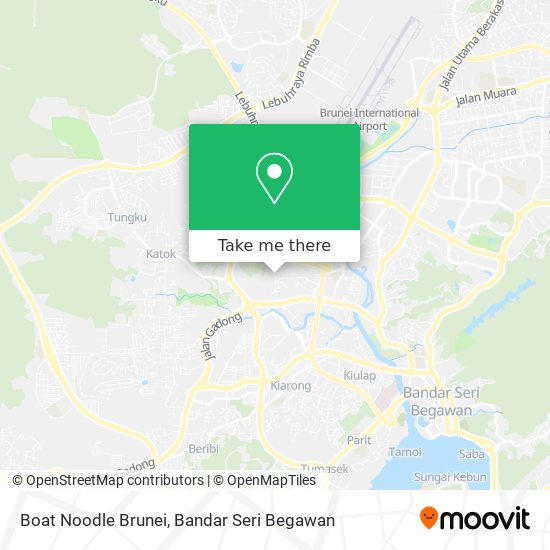 Boat Noodle Brunei map