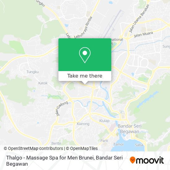 Thalgo - Massage Spa for Men Brunei map