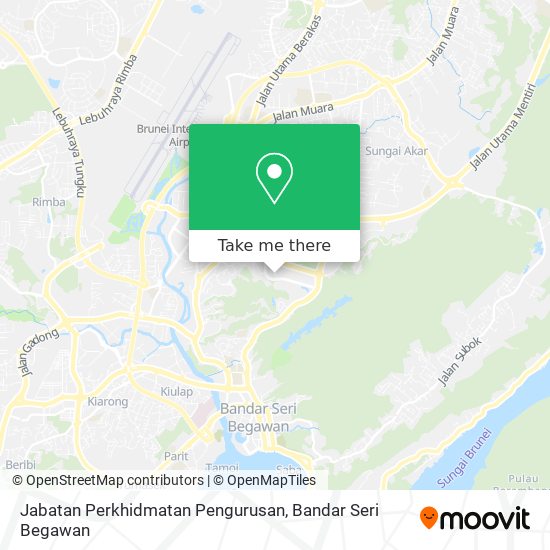 Jabatan Perkhidmatan Pengurusan map