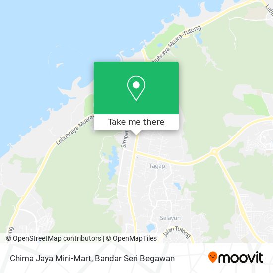 Peta Chima Jaya Mini-Mart