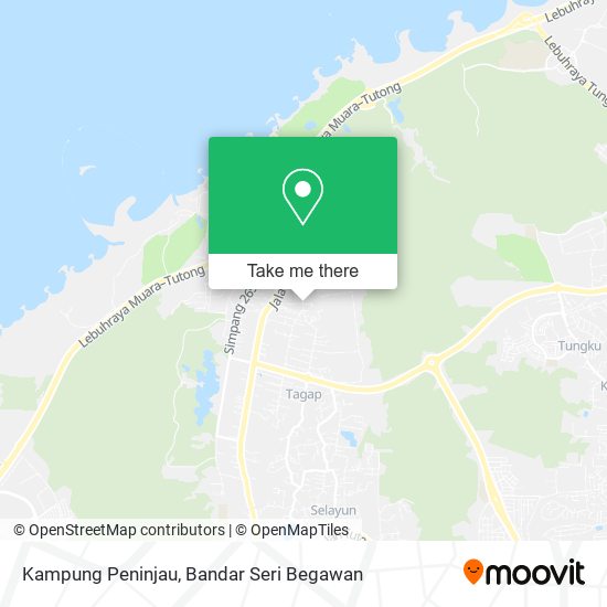 Kampung Peninjau map