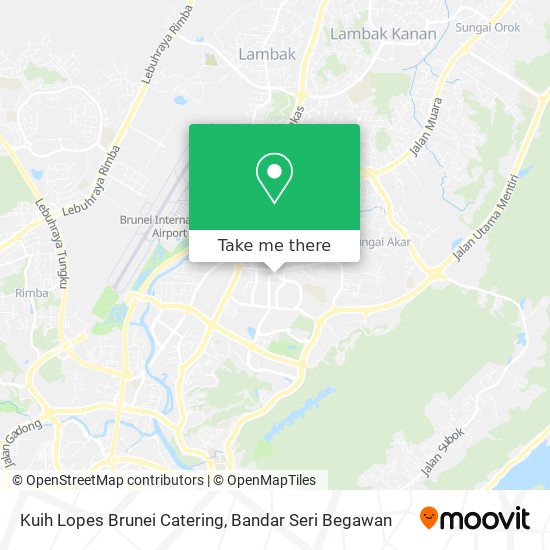Kuih Lopes Brunei Catering map
