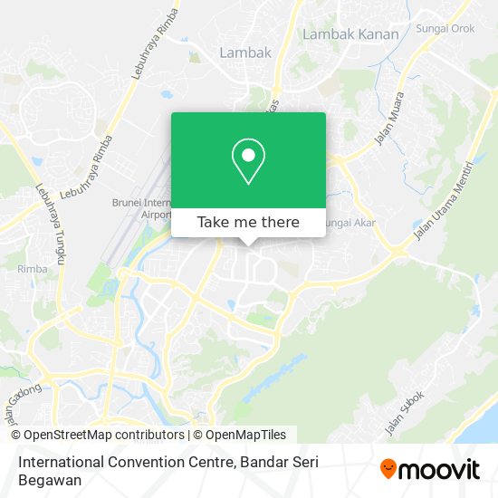 International Convention Centre map