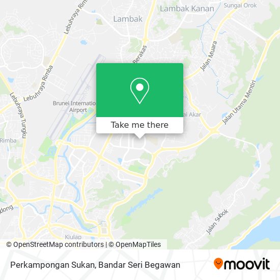 Perkampongan Sukan map