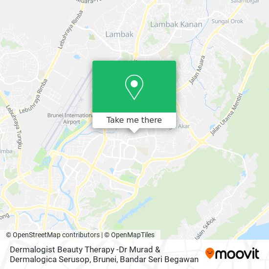 Dermalogist Beauty Therapy -Dr Murad & Dermalogica Serusop, Brunei map