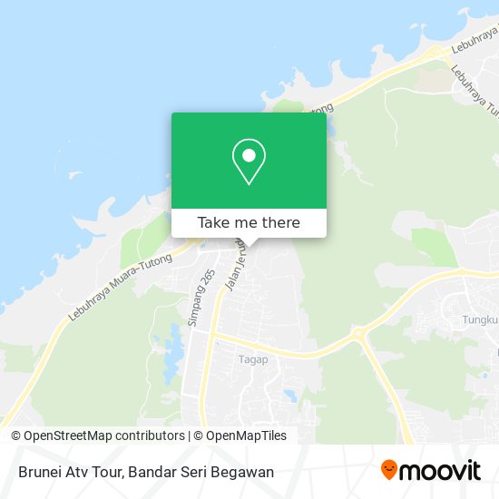 Brunei Atv Tour map