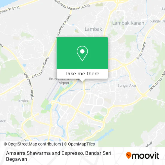 Amsarra Shawarma and Espresso map