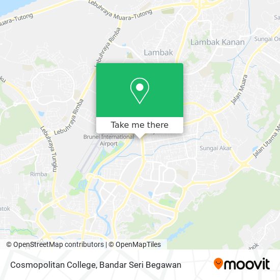 Cosmopolitan College map