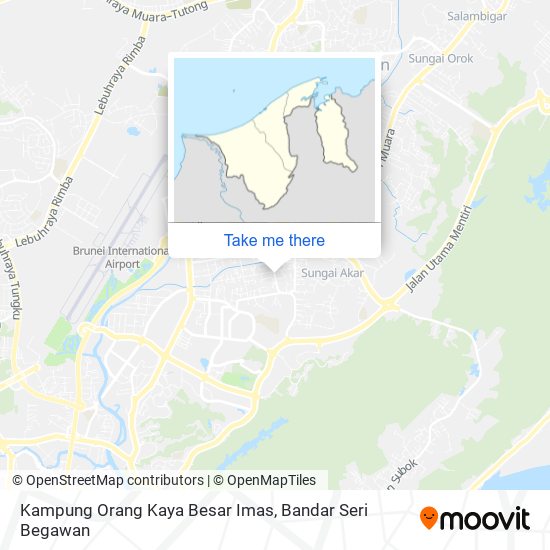 Kampung Orang Kaya Besar Imas map
