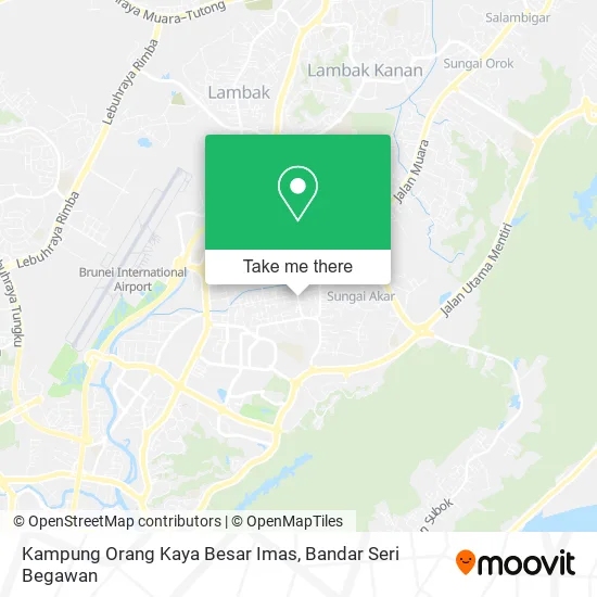 Kampung Orang Kaya Besar Imas map