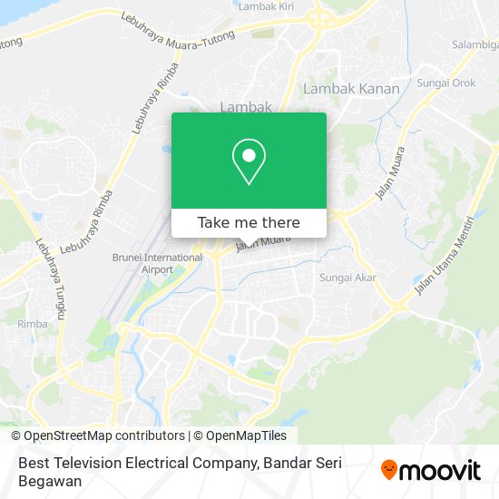 Best Television Electrical Company map