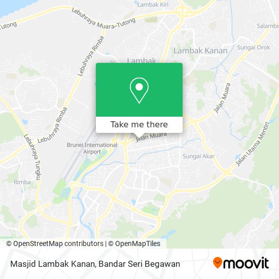 Masjid Lambak Kanan map