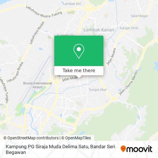 Peta Kampung PG Siraja Muda Delima Satu
