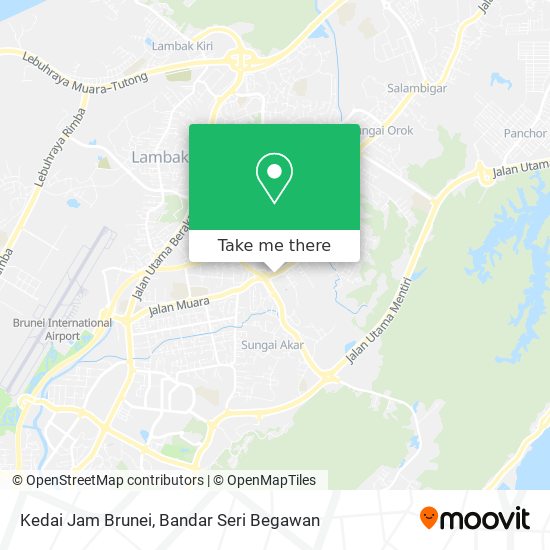 Peta Kedai Jam Brunei
