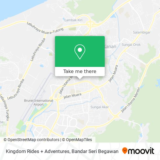 Kingdom Rides + Adventures map