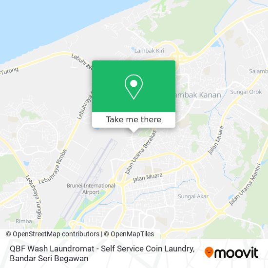 QBF Wash Laundromat - Self Service Coin Laundry map