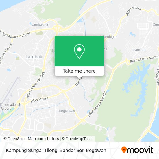 Kampung Sungai Tilong map