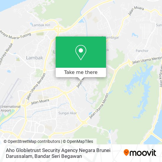 Aho Globletrust Security Agency Negara Brunei Darussalam map