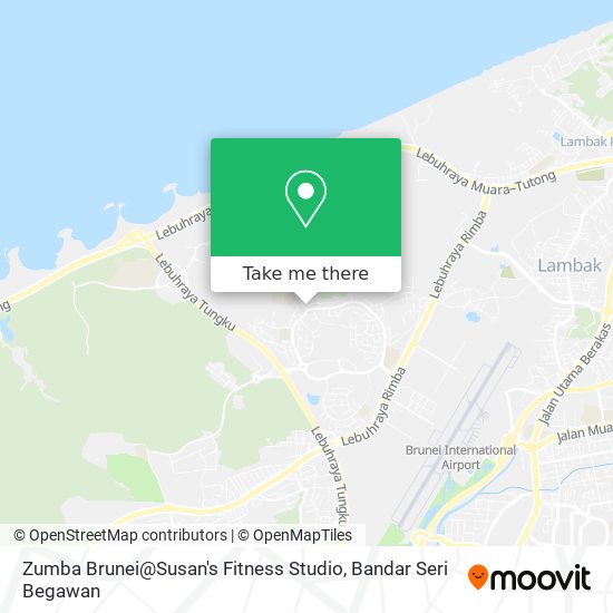 Zumba Brunei@Susan's Fitness Studio map