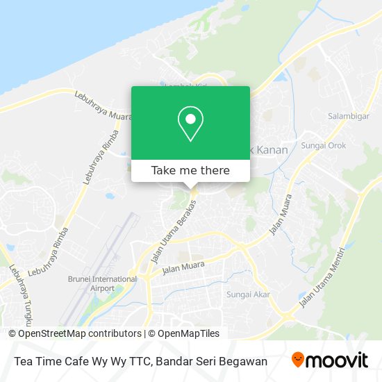 Tea Time Cafe Wy Wy TTC map