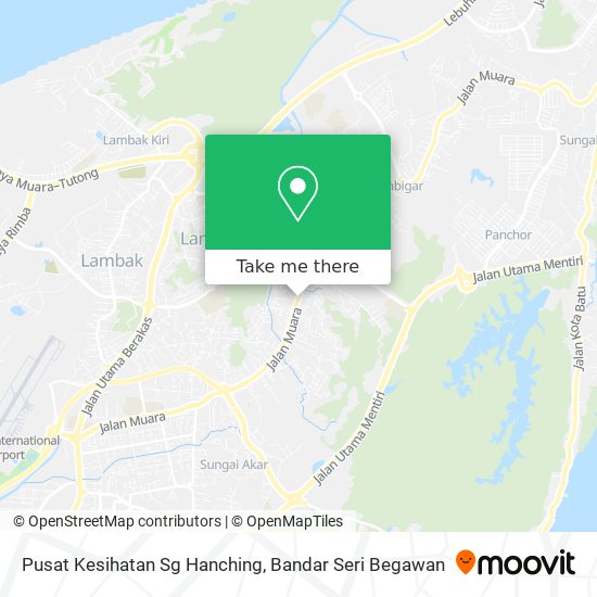 Pusat Kesihatan Sg Hanching map